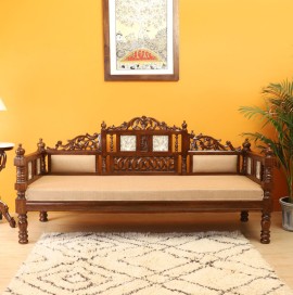 Get cozy with our stylish wooden sofa sets – buy o