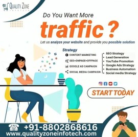 Boost Your Website Traffic with Quality Zone , India