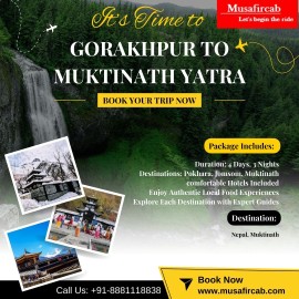 Gorakhpur to Muktinath Yatra Price, Gorakhpur, India