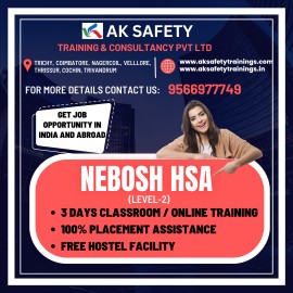 NEBOSH HSA COURSE IN TRICHY, India