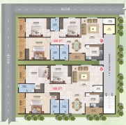 1805 Sq.Ft Flat with 3BHK For Sale in Kalkere