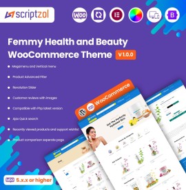 Femmy Health and Beauty WooCommerce Theme - Script, Chennai, Tamil Nadu