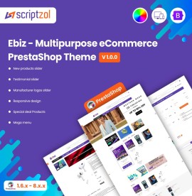 Ebiz Multipurpose eCommerce PrestaShop Theme, Chennai, India