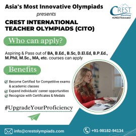 Register Now For CREST International Teacher Olymp, Gurgaon, India