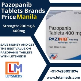 Buy Indian Pazopanib Tablets Online Cost Manila, Mandaluyong City, Metro Manila