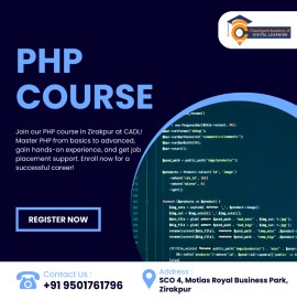 PHP Course at CADL Zirakpur, Mohali, India