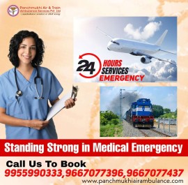 Use Panchmukhi Air Ambulance Services in Varanasi , Varanasi, India