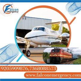 Falcon Emergency Train Ambulance Services in Patna, Patna, India