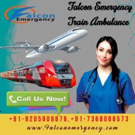 Falcon Train Ambulance Services in Varanasi, Varanasi, India