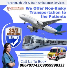 Hire Panchmukhi Air Ambulance Services in Varanasi, Varanasi, India