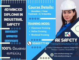 Advanced Diploma in Fire & Safety(100 % job), Tiruchi, India