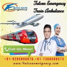 Falcon Train Ambulance Services in Patna , Patna, India