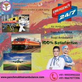 Panchmukhi Train Ambulance in Guwahati Cost, Guwahati, India