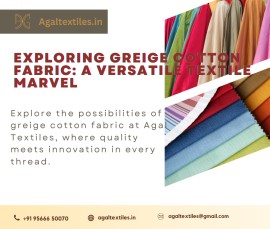 High-Quality Greige Cotton Fabric for Your Textile, Perundurai, Tamil Nadu