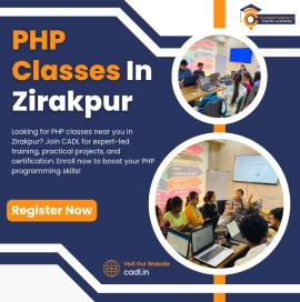 PHP Classes Near Me In Zirakpur With CADL, Mohali, India