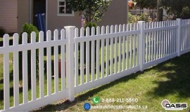 Picket Vinyl Fence: Standard Style and Modern Perf