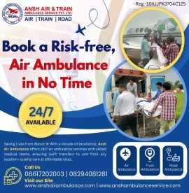 Ansh Air Ambulance Service in Kolkata, Baharu, India