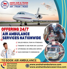 Ansh Air Ambulance Service in Siliguri - Onboard, Patna, India