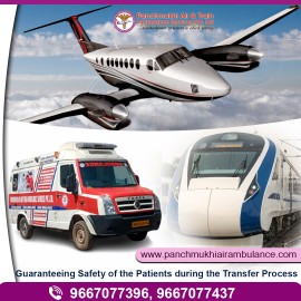 Book Panchmukhi Train Ambulance Service in Ranchi, Ranchi, India