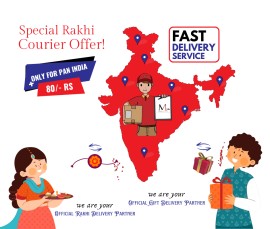 Raakhi Courier Service in Jabalpur - Only ₹80 IND, Jabalpur, India