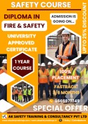 Safety training for the Diploma Courses, Tiruchi, India