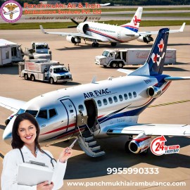 Use Panchmukhi Air Ambulance Services in Dibrugarh, Dibrugarh, India