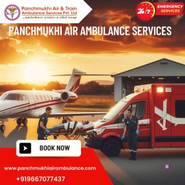 Take Panchmukhi Air Ambulance Services in Delhi, Delhi, India