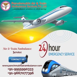 Book Panchmukhi Train Ambulance Services in Patna, Patna, India