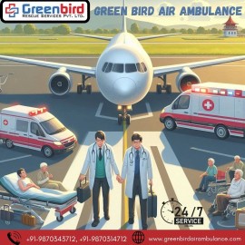 Greenbird Air and Train Ambulance in Kolkata, Kolkata, India