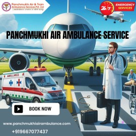 Hire Panchmukhi Air Ambulance Service in Patna, Patna, India