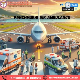 Use Panchmukhi Air Ambulance Services in Guwahati , Guwahati, India