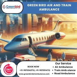 Greenbird Air and Train Ambulance in Patna, Patna, India