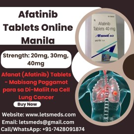 Afanat Afatinib 40mg Tablets Mga Brand Abot-kayang, Abella, Bicol