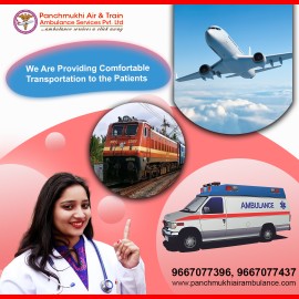 Hire Panchmukhi Air and Train Ambulance in Guwahat