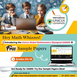 Grade 5 Unicus Global Math Olympiad Sample Paper, Gurgaon, India