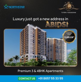 3 & 4 BHK Gated Community Apartments in Abids