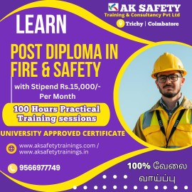 Advanced Diploma in Fire & Safety in Tiruchira, Tiruchi, India