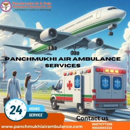 Take Panchmukhi Air Ambulance Service in Hyderabad, Hyderabad, India