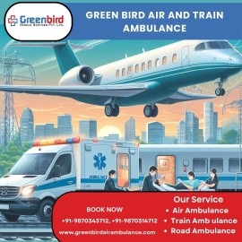 Greenbird Air and Train Ambulance in Patna , Patna, India