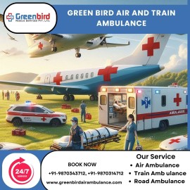 Pick Greenbird Air and Train Ambulance from Mumbai, Mumbai, India