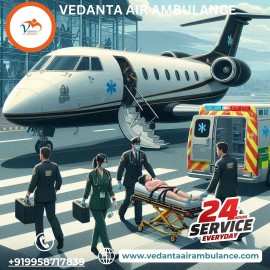 Book Vedanta Air Ambulance Service in Mumbai  , Mumbai, India