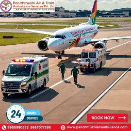 Pick Panchmukhi Air Ambulance Services in Patna, Patna, India