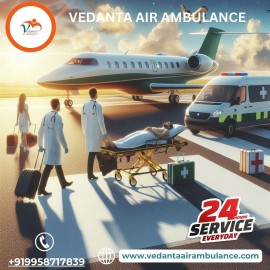 Hire Reliable Vedanta Air Ambulance in Banglore , Bengaluru, India