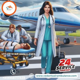 Book the Fastest Vedanta Air Ambulance in Ranchi, Ranchi, India