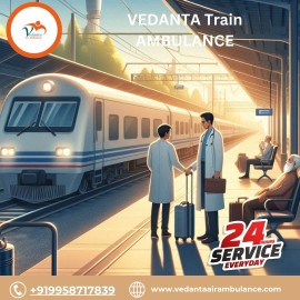 Take Modern Vedanta Train Ambulance in Guwahati, Guwahati, India