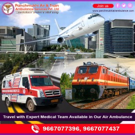 Use Reliable Panchmukhi Air Ambulance in Patna, Patna, India