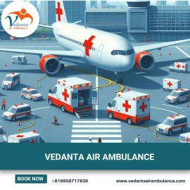 Take the High-tech Vedanta Air Ambulance in Raipur, Raipur, India