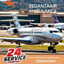 Use Top-class Vedanta Air Ambulance in Shillong , Shillong, India