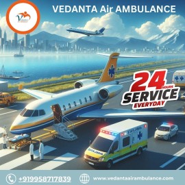 Hire Top-class Vedanta Air Ambulance in Jamshedpur, Jamshedpur, India