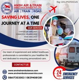 Ansh Air Ambulance Service in Patna - Call Now, Patna, India